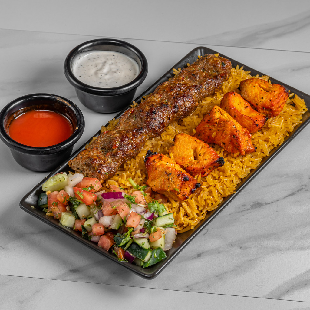 Image-Mix kebab platter