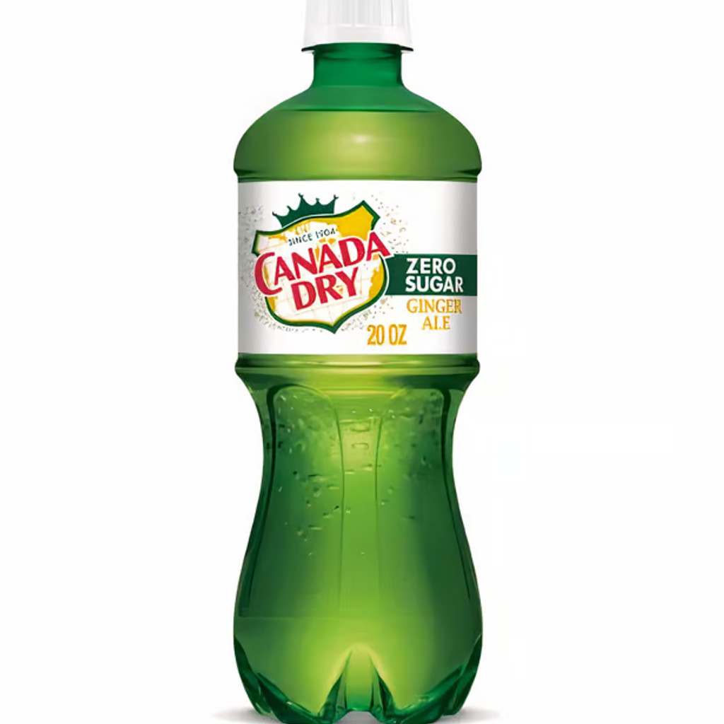 Image-CanadaDry Zero Sugar Ginger Ale 20oz