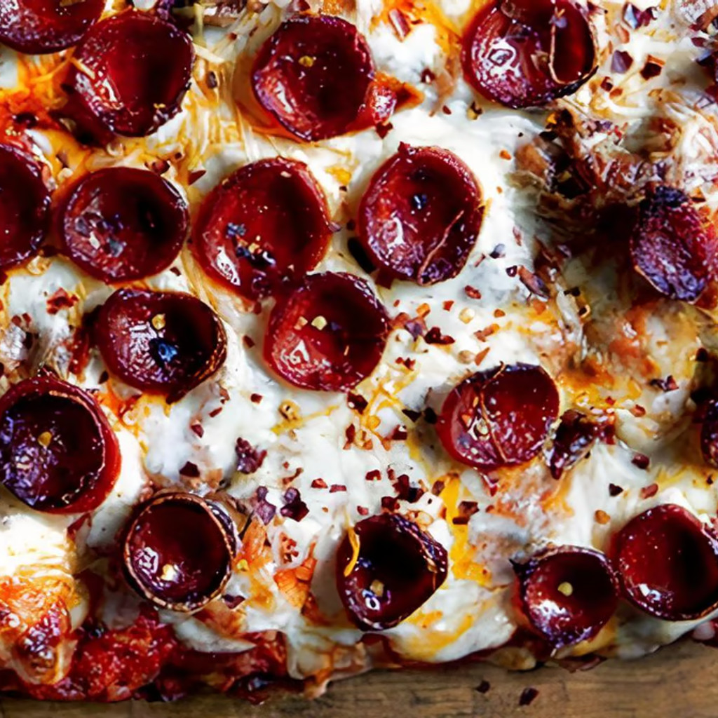 Image-Sicilian Square Pepperoni Pizza