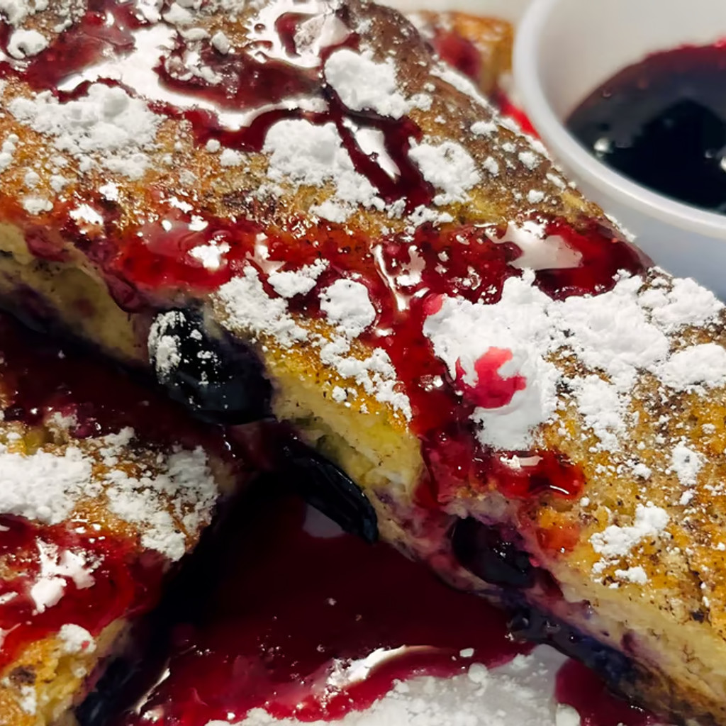 Image-French toast (blueberries )