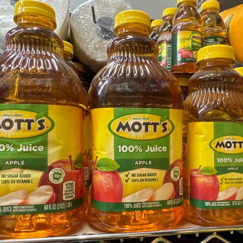 Image-Motts 100% apple juice 64 oz