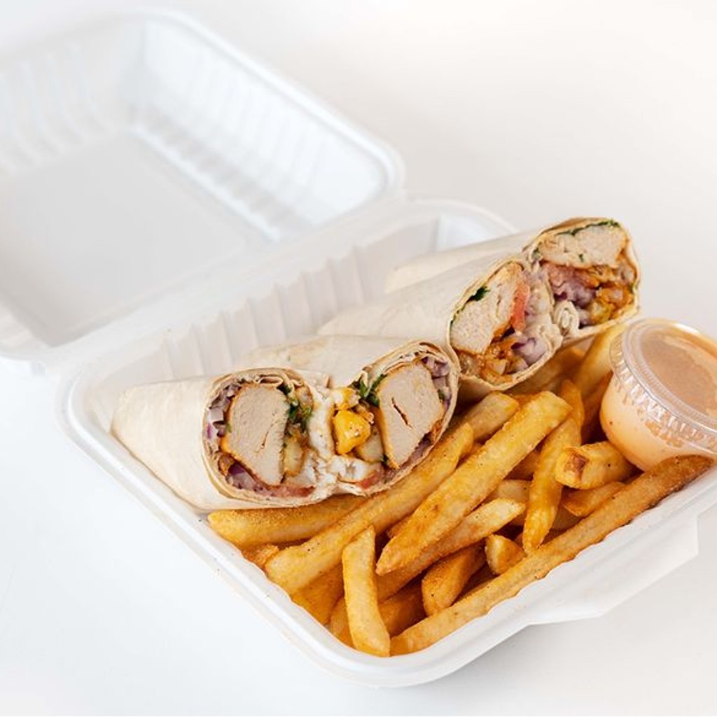 Image-Chicken Breast Wrap Combo