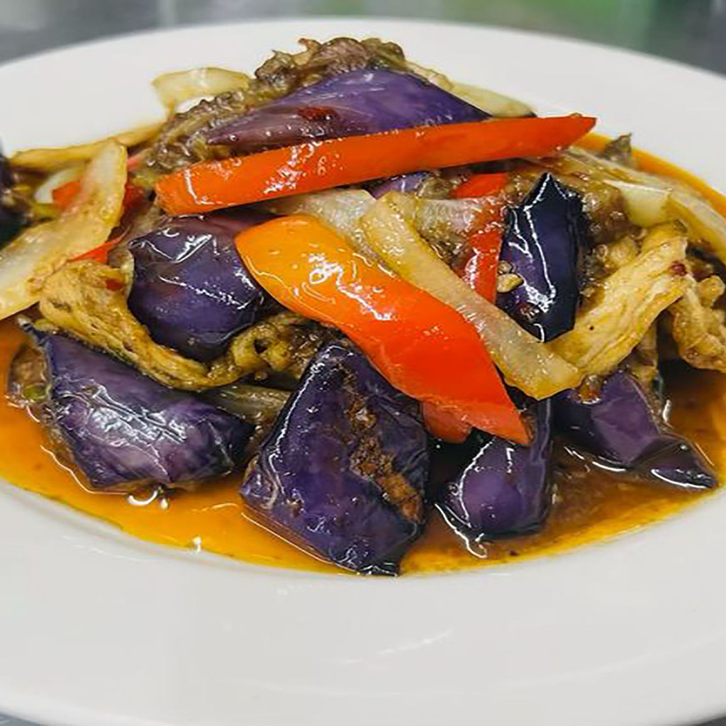 Image-P3. Spicy Eggplant (Pad Prik Pao Ma Ku)