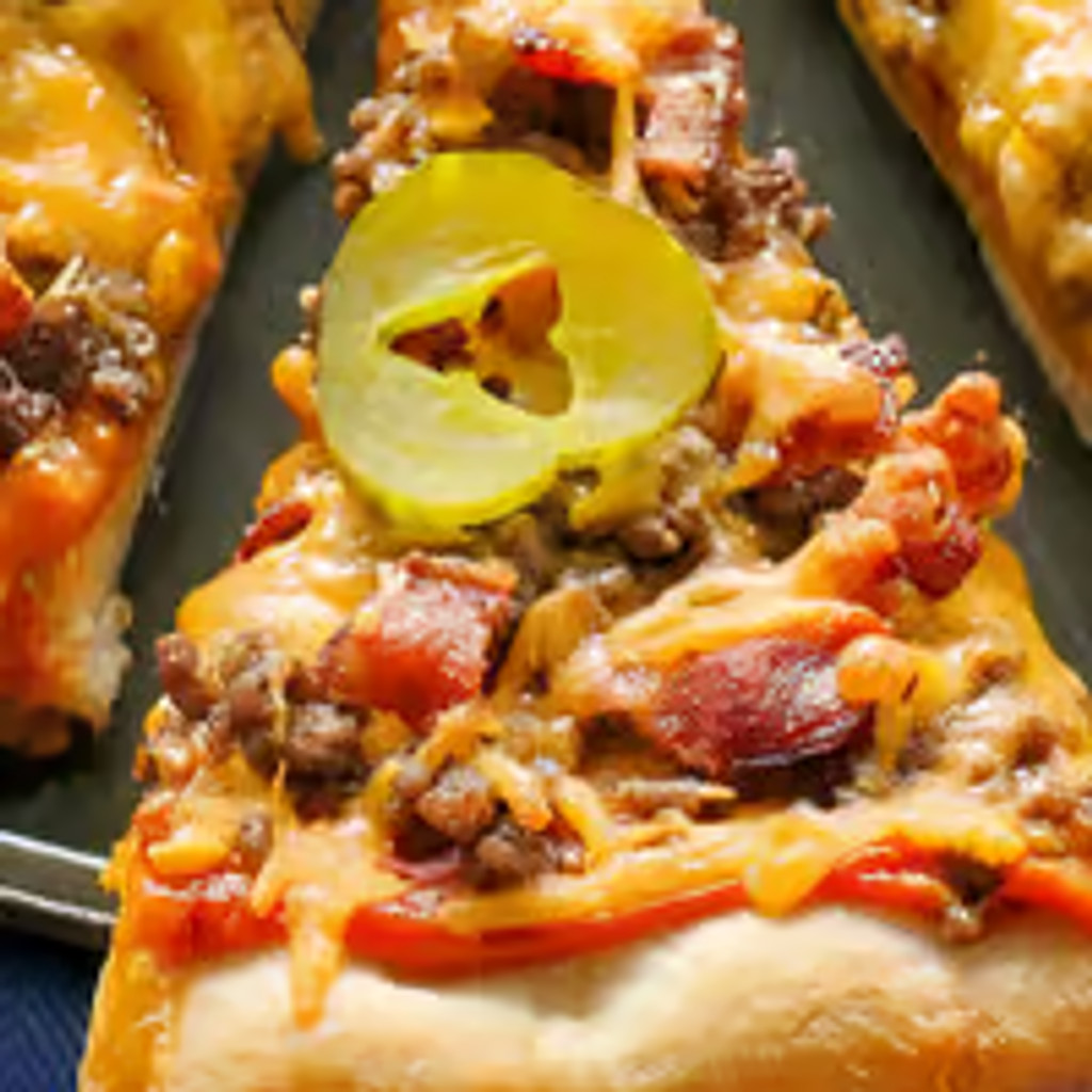 Image-Bacon Cheeseburger Pizza