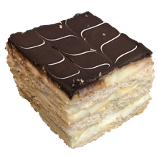 Image-Chocolate Napoleon Dessert Slice