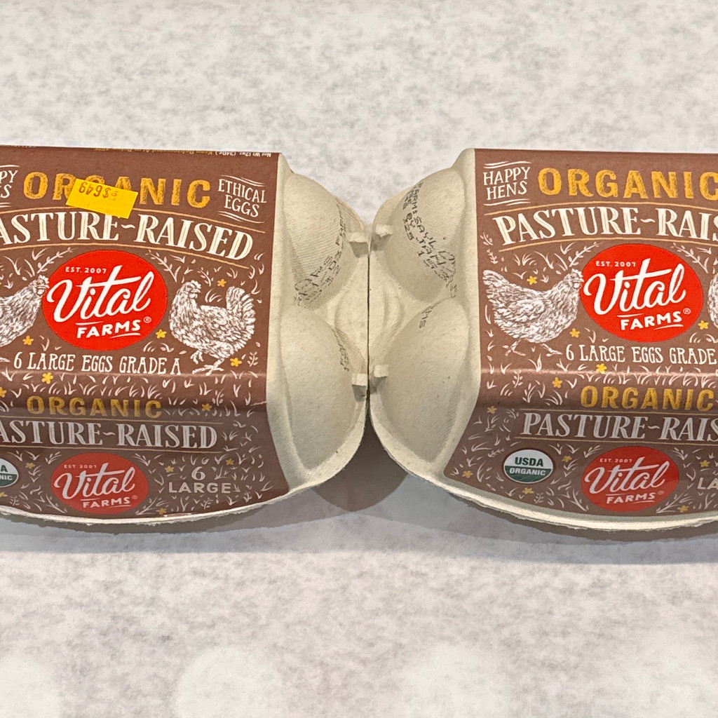 Image-Vital organic pasture-raised eggs 12 pk large