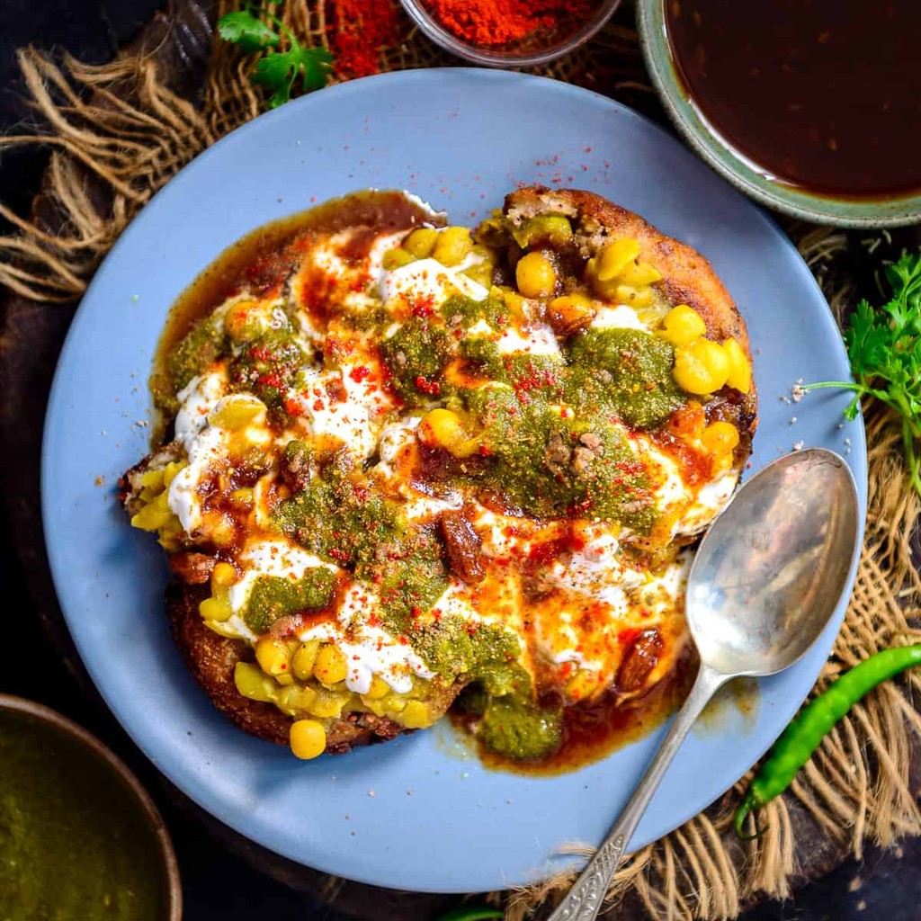 Image-Aloo Tikki Chaat