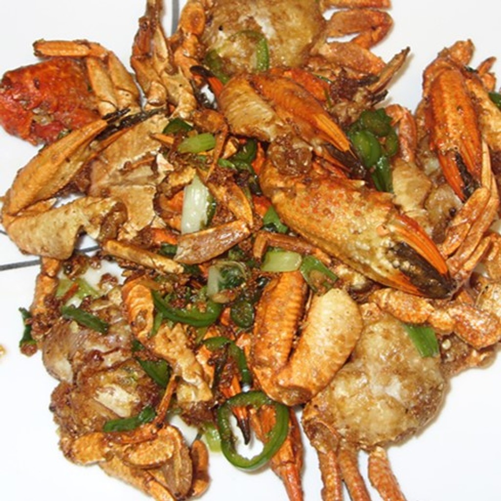 Image-Fried Garlic Crab