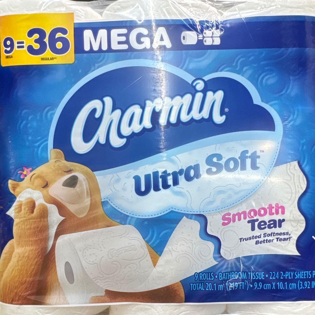 Image-Charmin bath tissue 9=36 mega