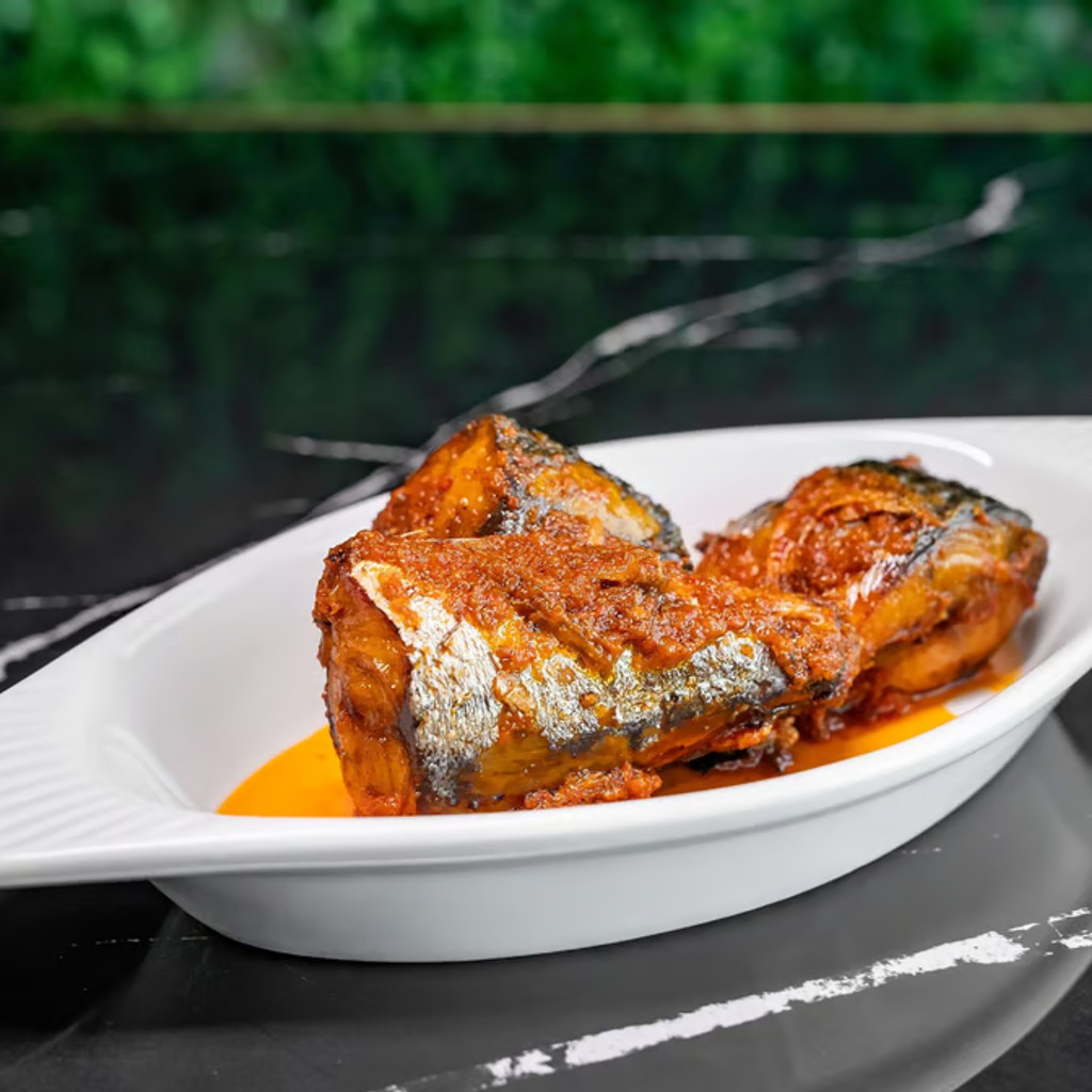 Image-Jollof + Plantains + Fish