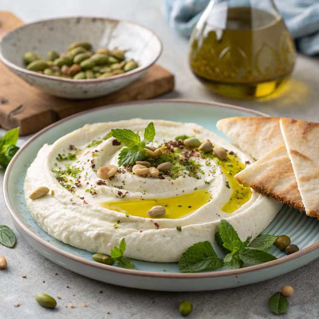 Image-App Labne (Yogurt Past) With Zaatar