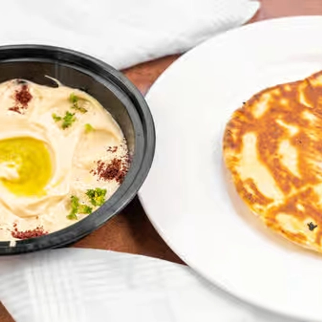 Image-Hummus with Pita
