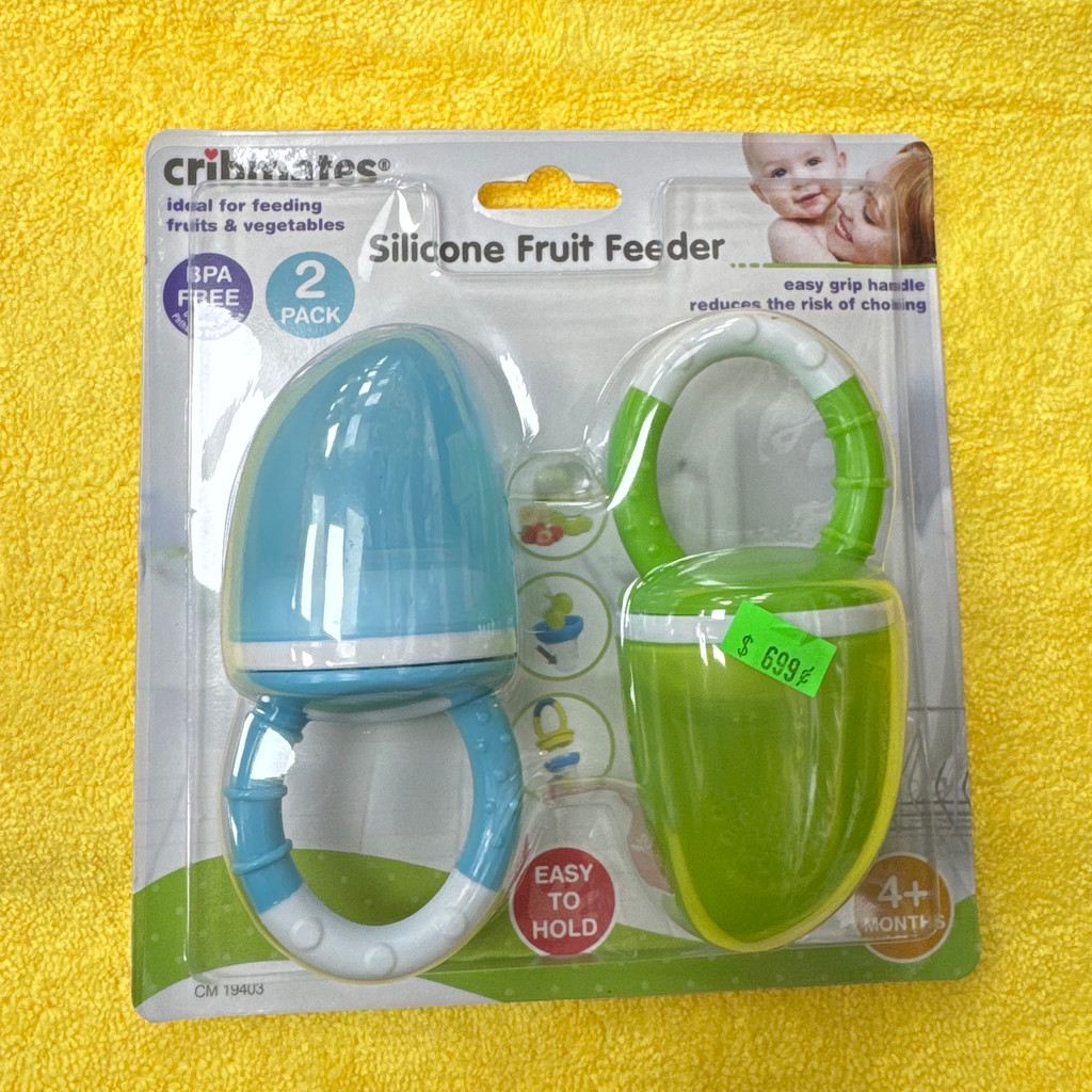 Image-Silicon fruit feeder 2pck