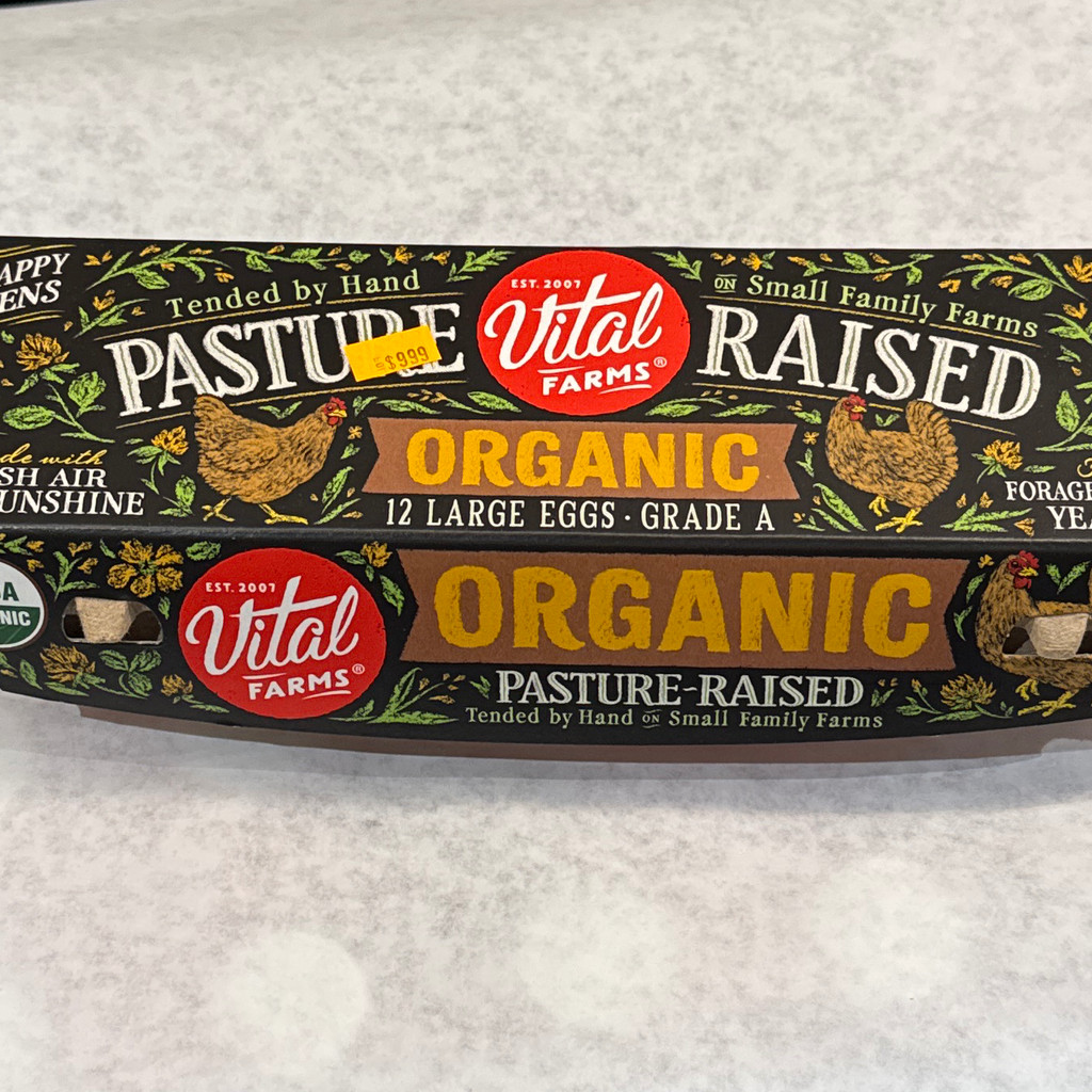 Image-Vital farm organic eggs 12 pk large