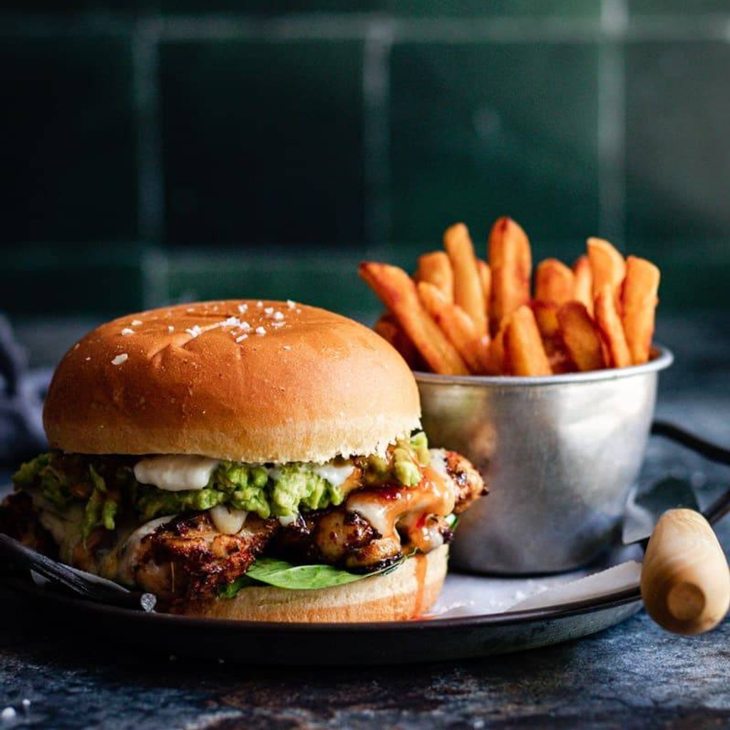 Image-Chicken Habanero Burger