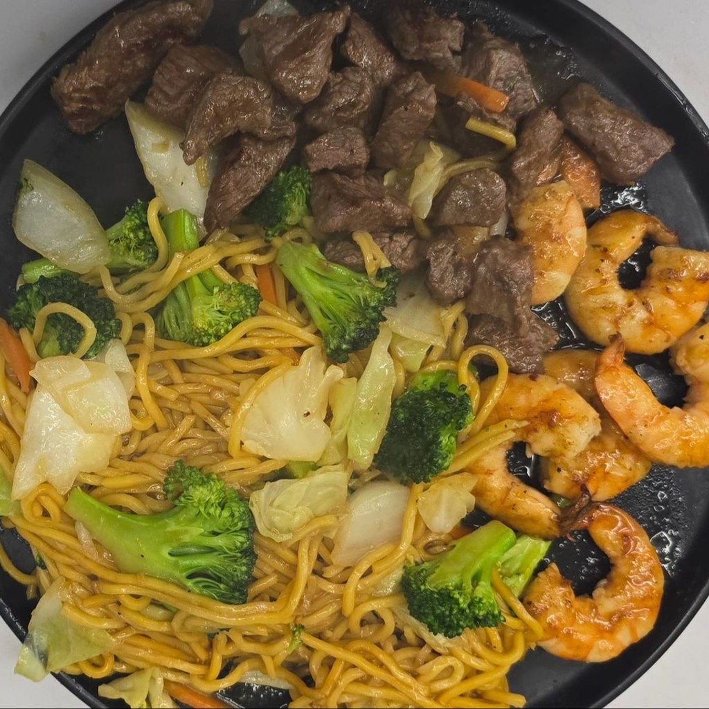 Image-Hibachi Steak & Shrimp Noodle