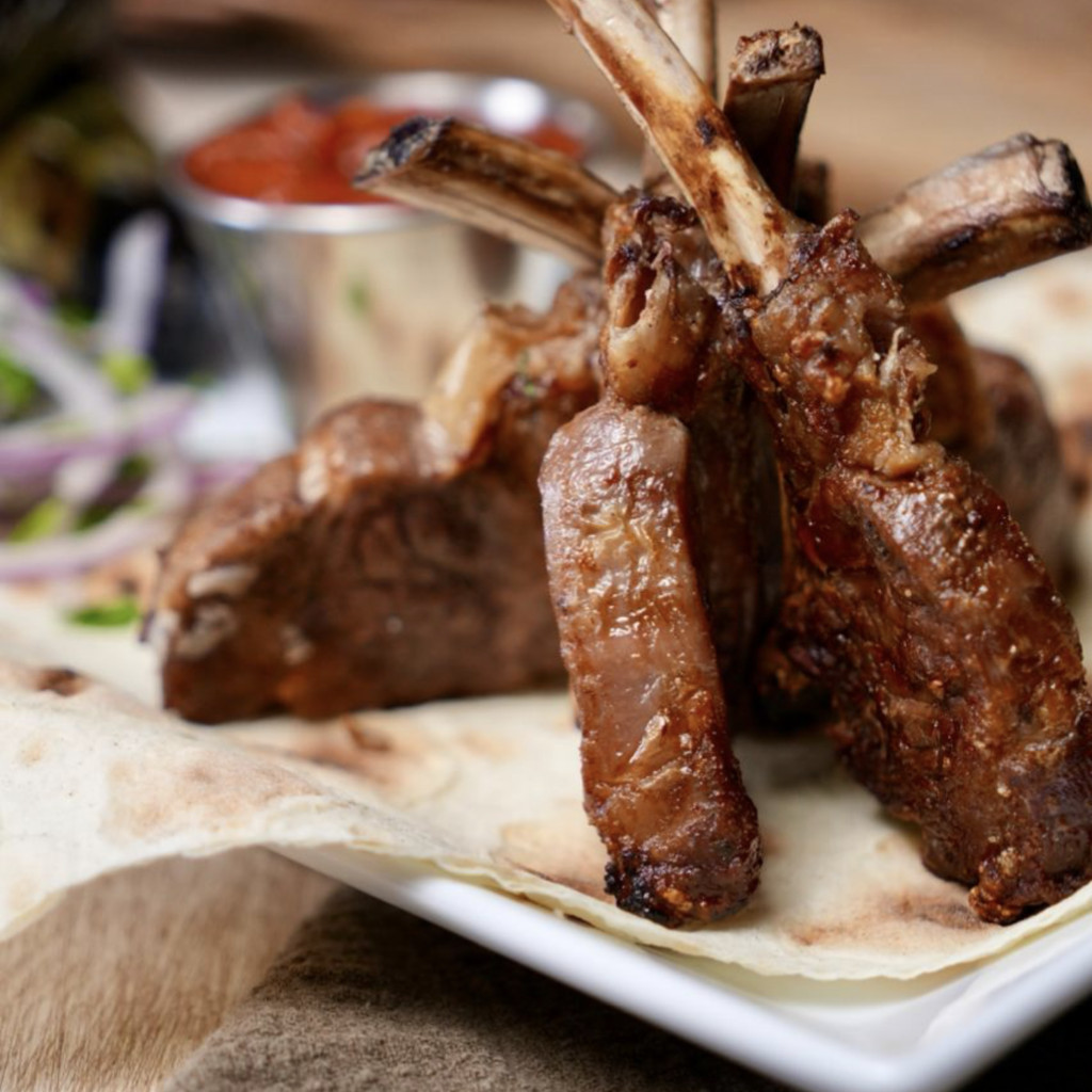 Image-BBQ Lamb Chops 1 pound