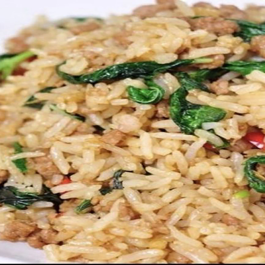 Image-FR3. Spicy Basil Fried Rice (Khao Pad Krapow)