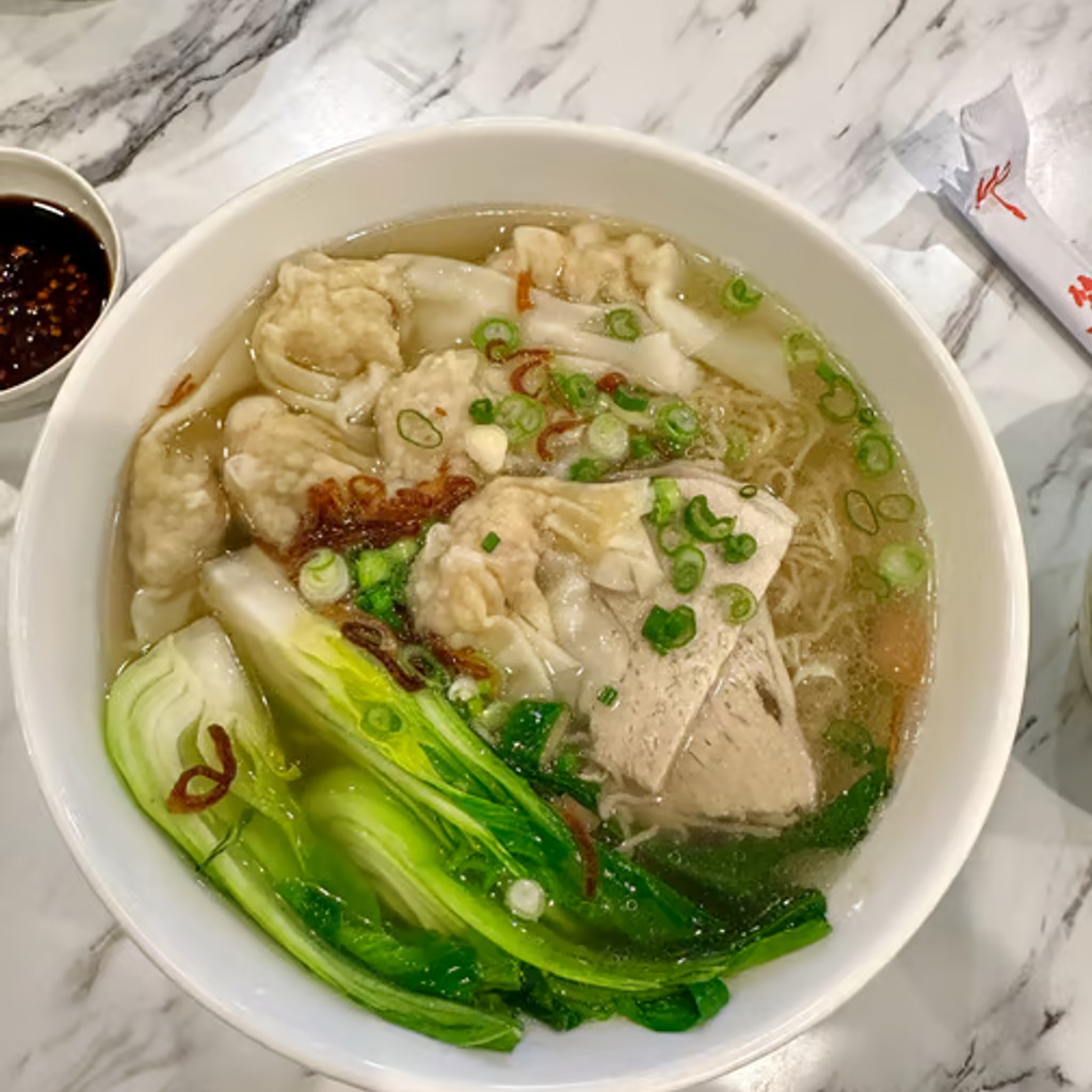 Image-33. Wonton Noodle Soup (Mì Hoành Thánh)