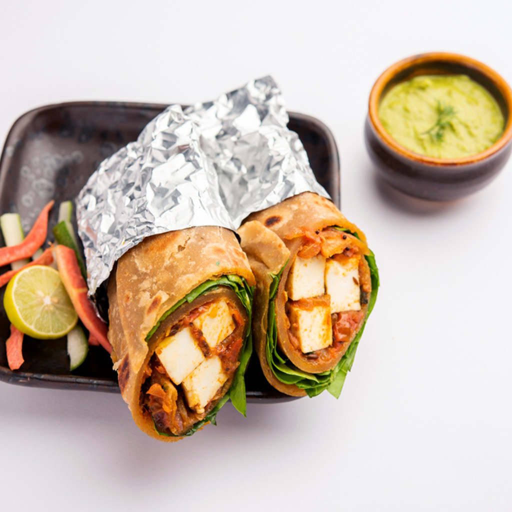 Image-Paneer Indian Kathi  Rolls.