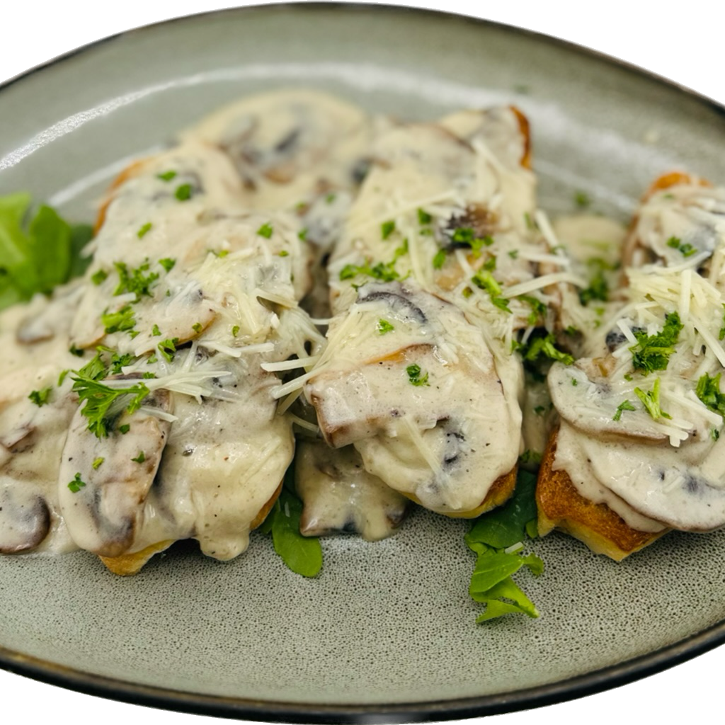 Image-Truffle Mushroom Bruschetta