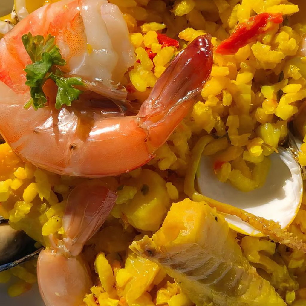 Image-Seafood paellas