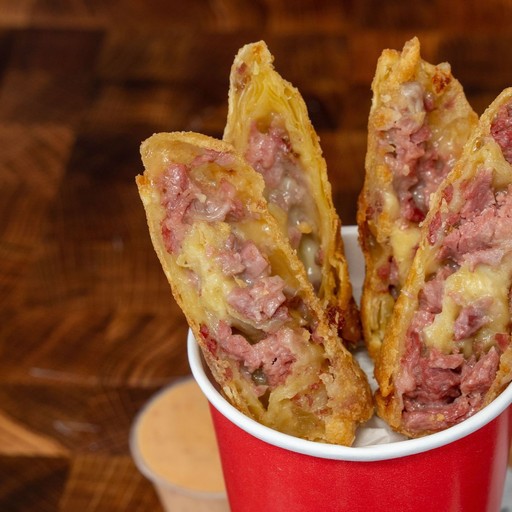 Image-Corned Beef Egg Rolls