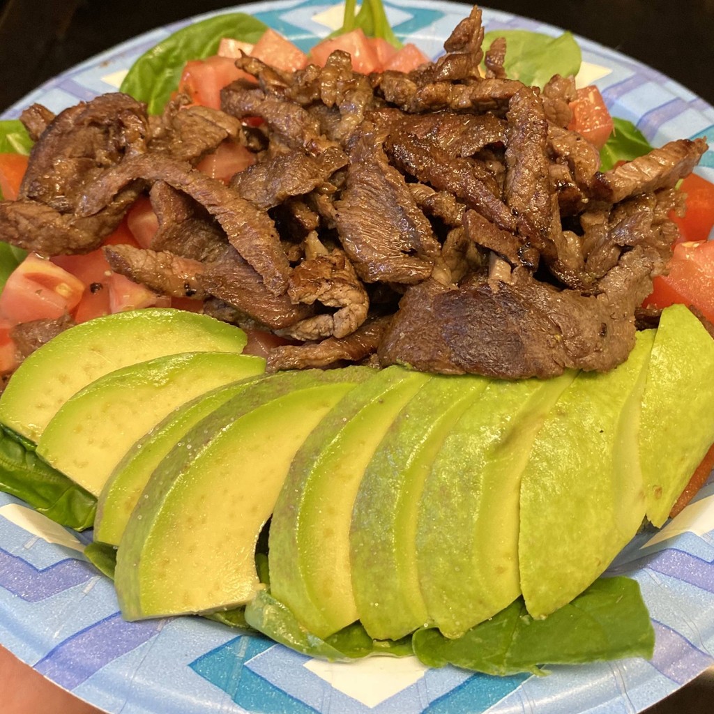 Image-Steak salad