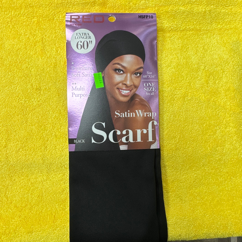 Image-Scarf Satin Wrap