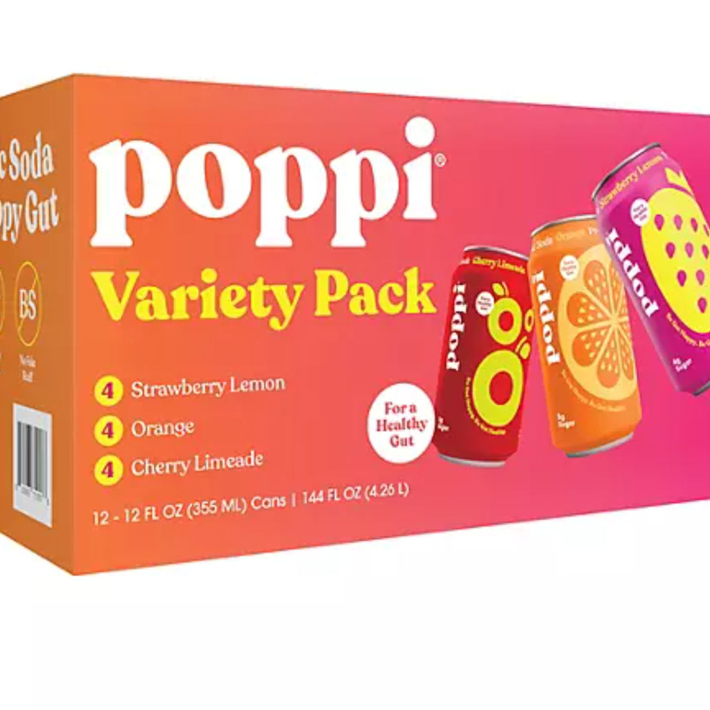 Image-Poppi Variety Pack (12) Cans