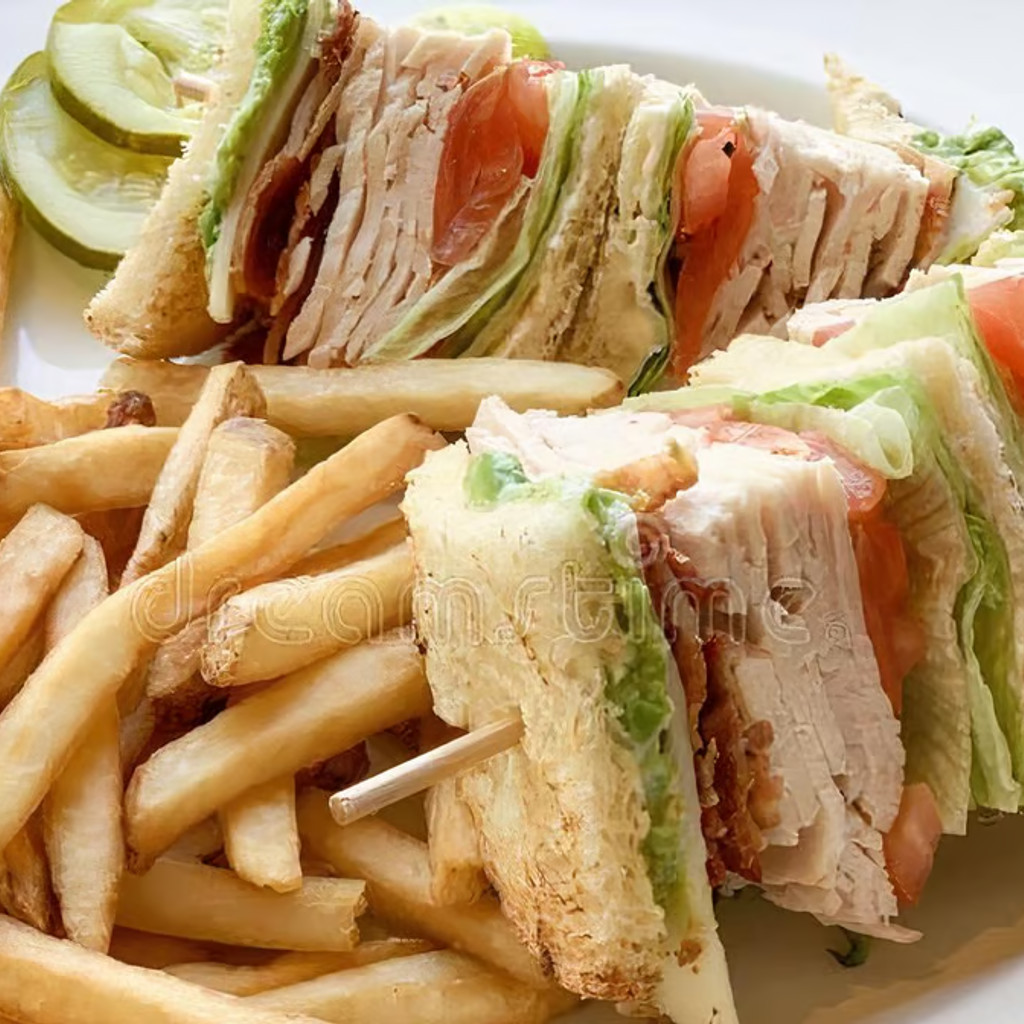 Image-Turkey Club w/Fries