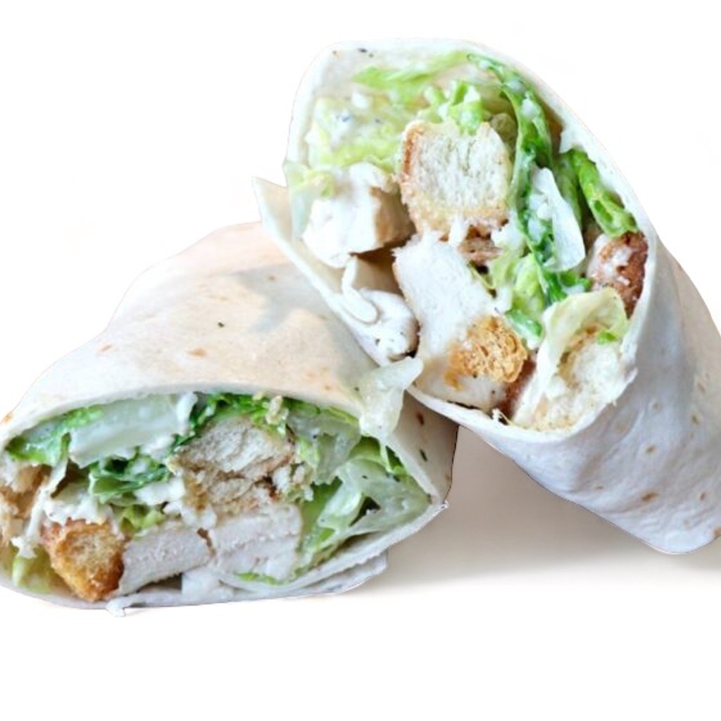 Image-Chicken Caesar Salad Wrap