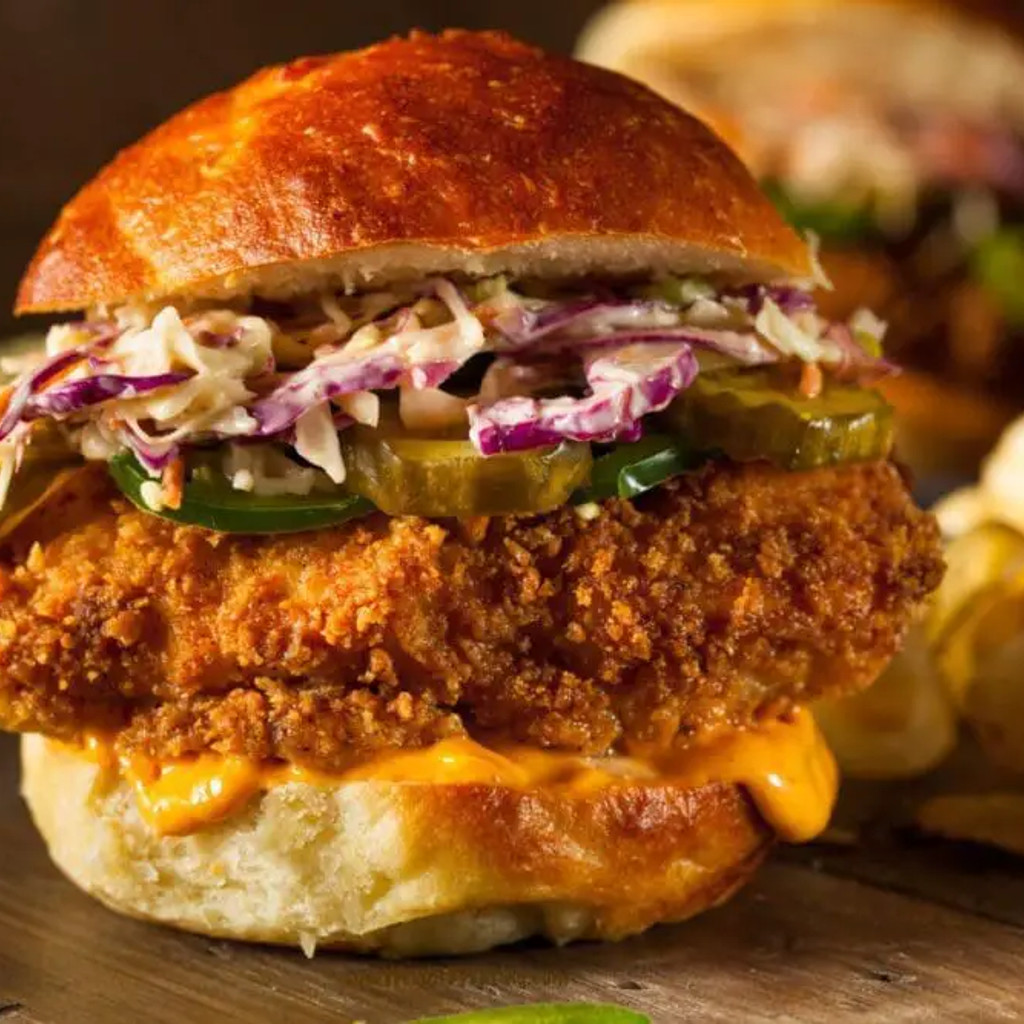 Image-Spicy Chicken Burger