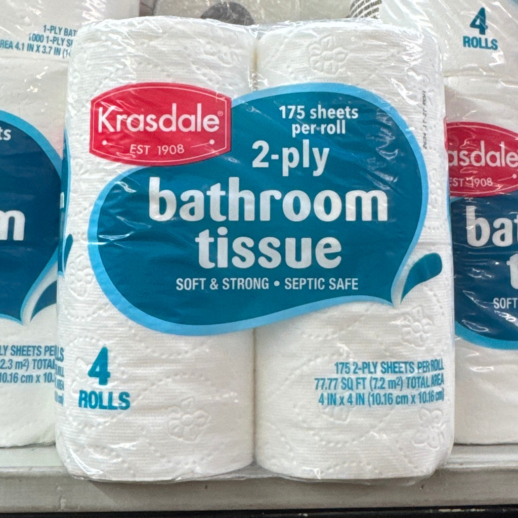 Image-Krasdel toilet tissue 175-4rolls