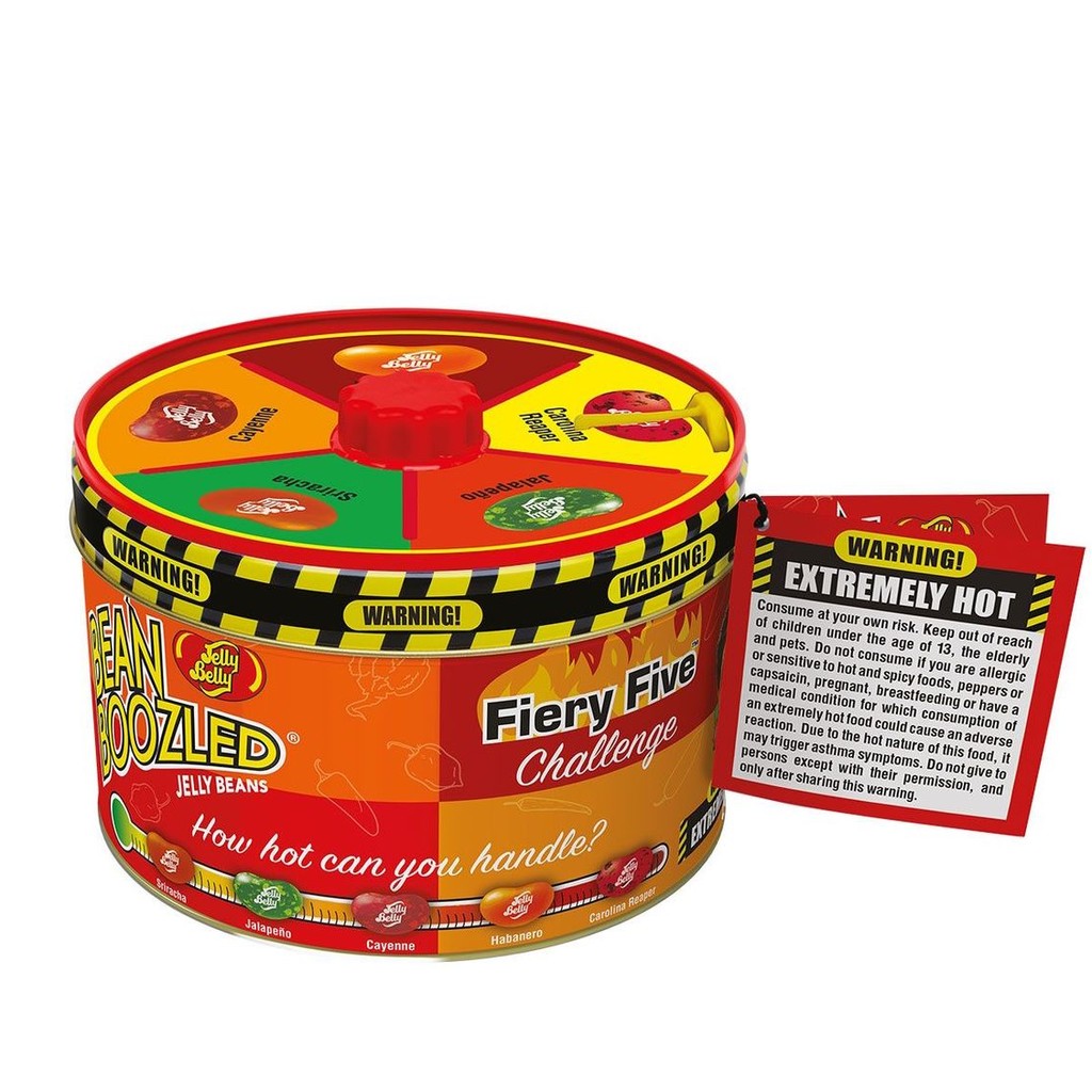 Image-Bean Boozled Fiery Five Spin Tin