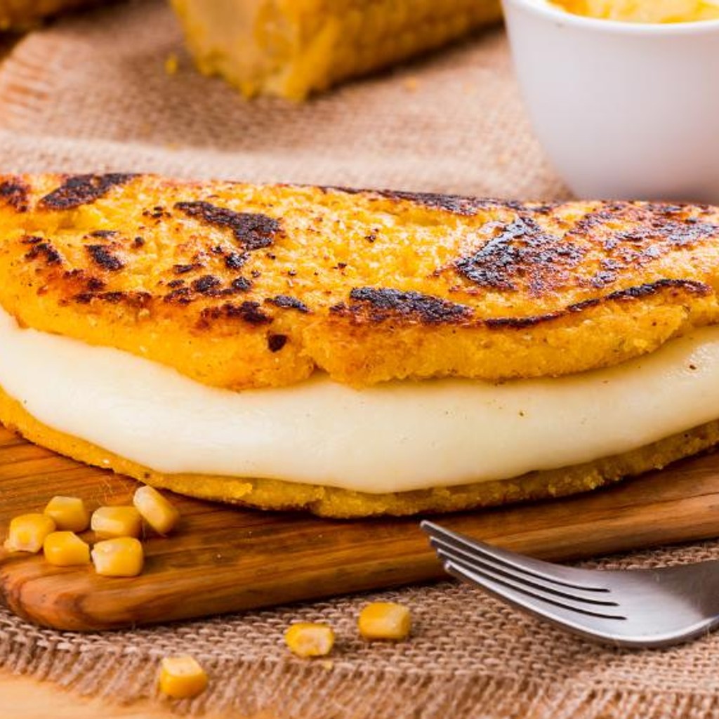 Image-Cachapa con queso de mano