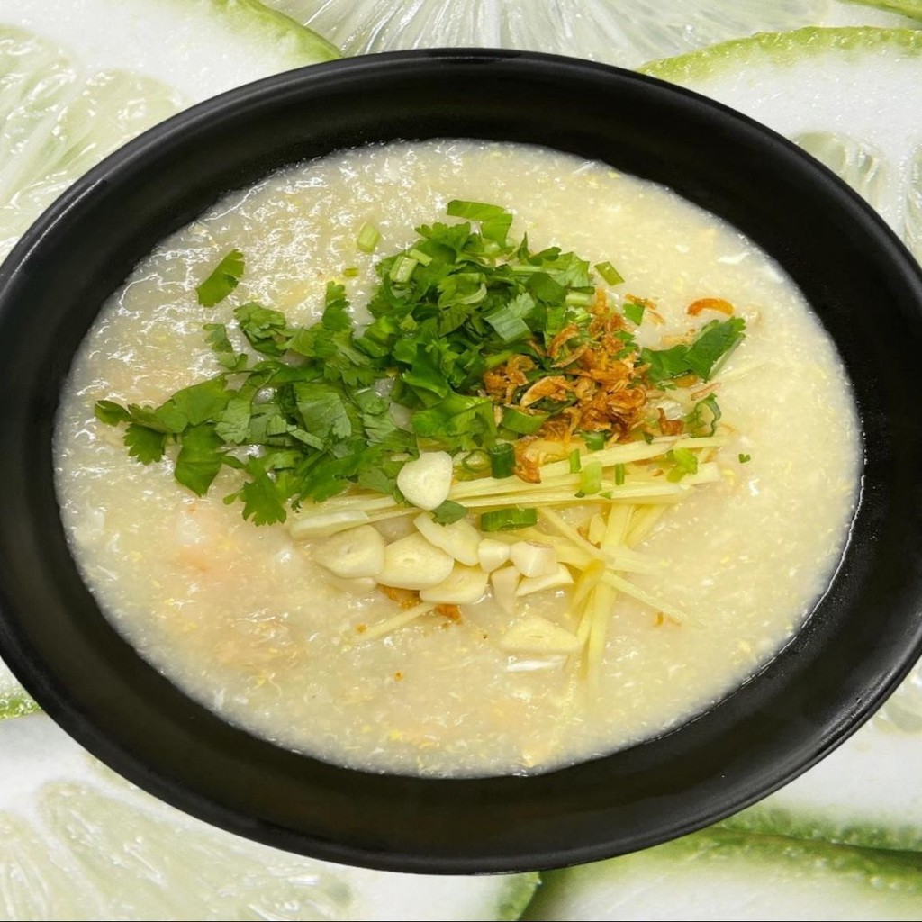 Image-S6. Chicken & Rice Soup (Khao Tom Gai)