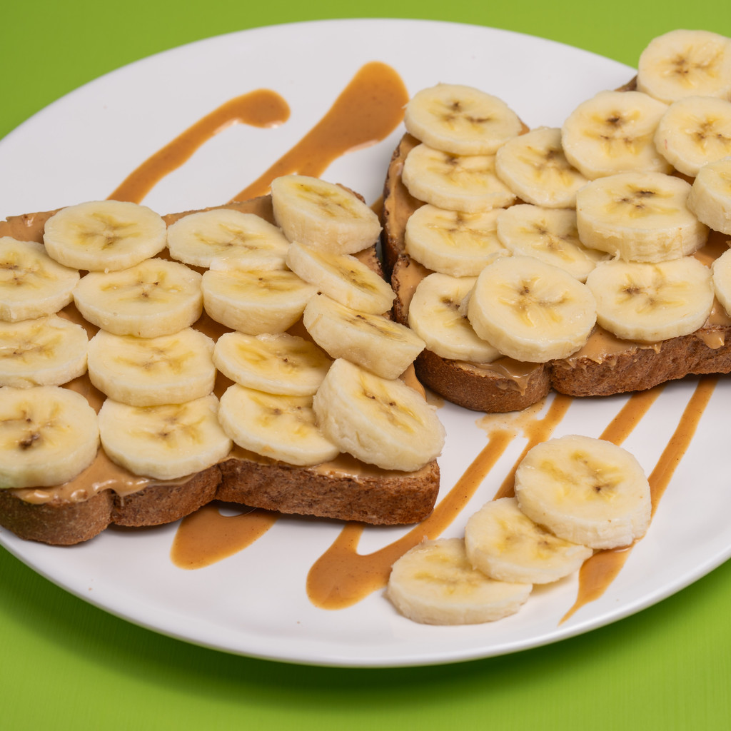 Image-Banana Peanut Butter Toast (2 Slices)