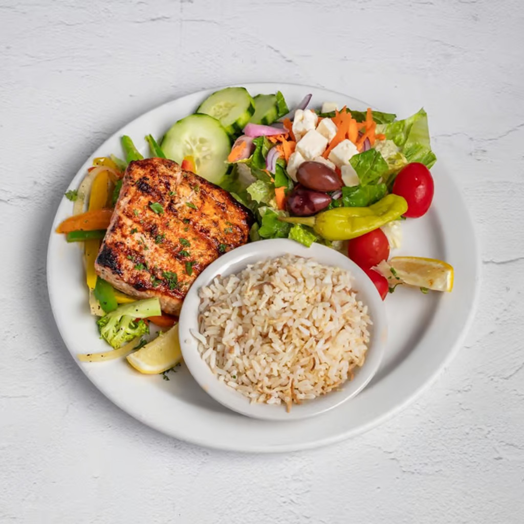 Image-Dinner Grilled Salmon