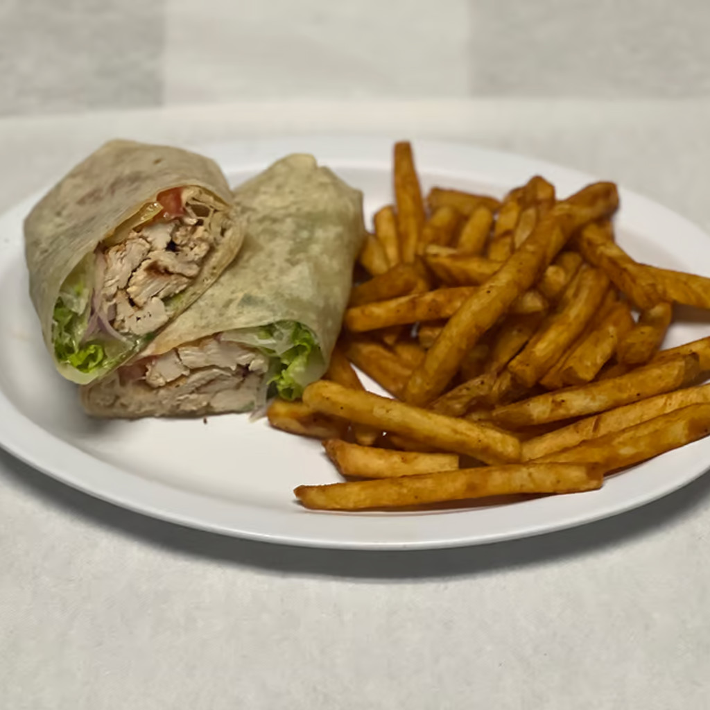 Image-Chicken Greek Salad Wrap