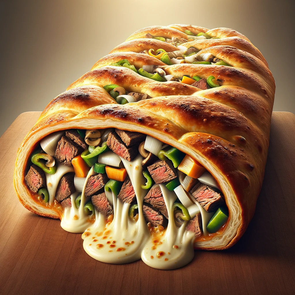 Image-Philly Steak Stromboli