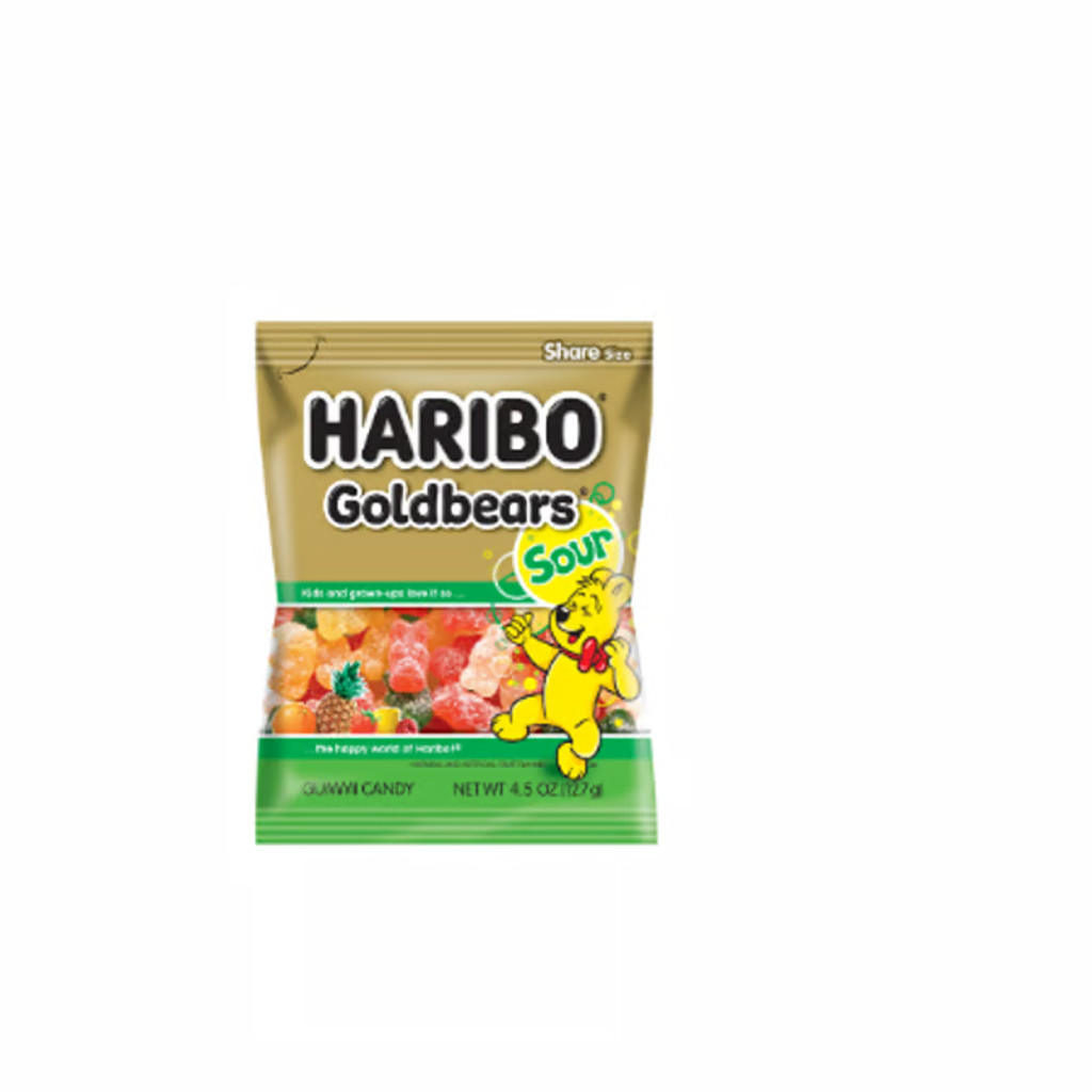 Image-Haribo Gummies Gold Bears Sour
