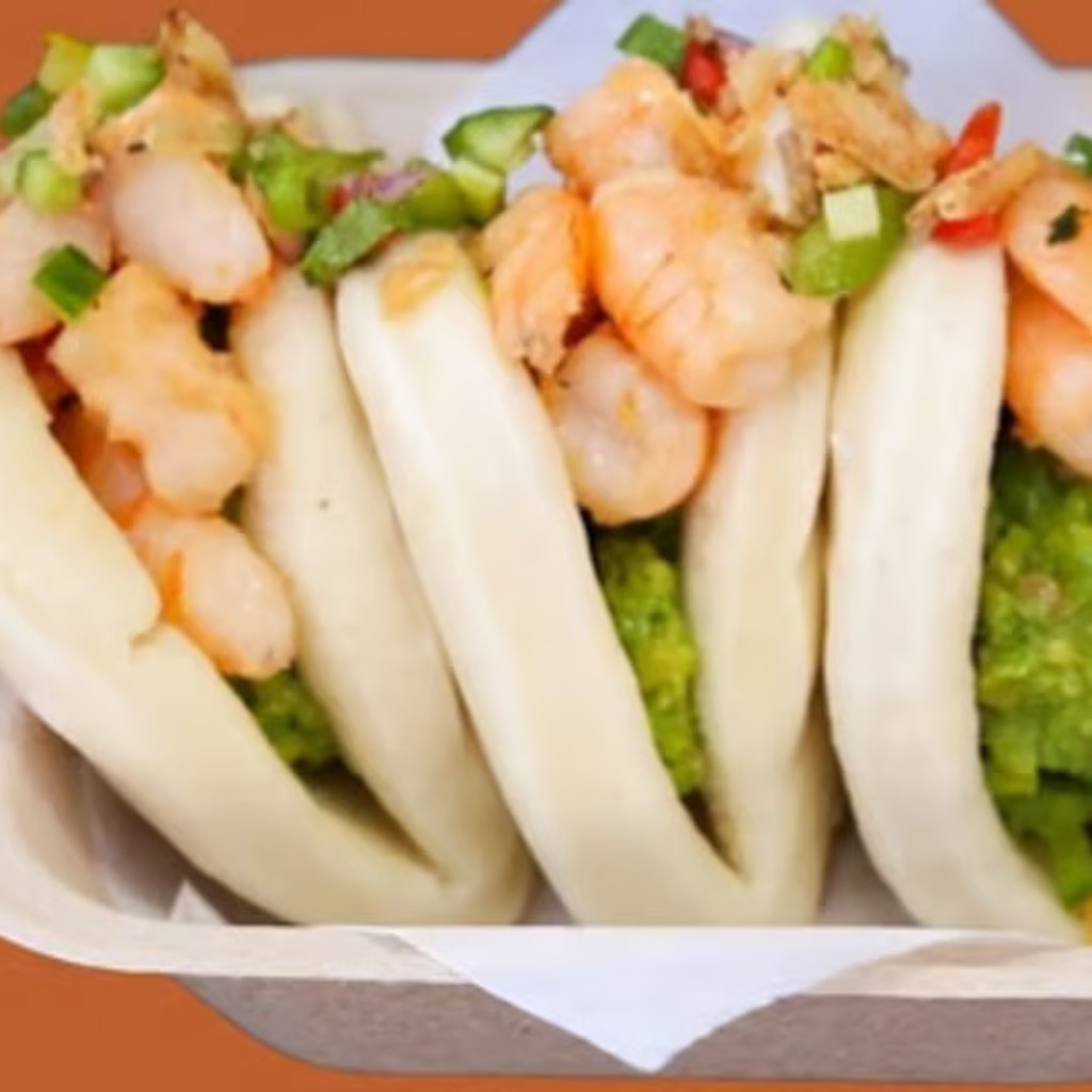 Image-Shrimp Bao Burger