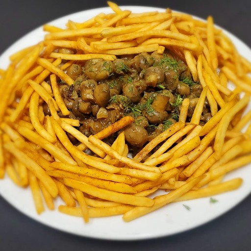 Image-Fries with Mushroom and Onion