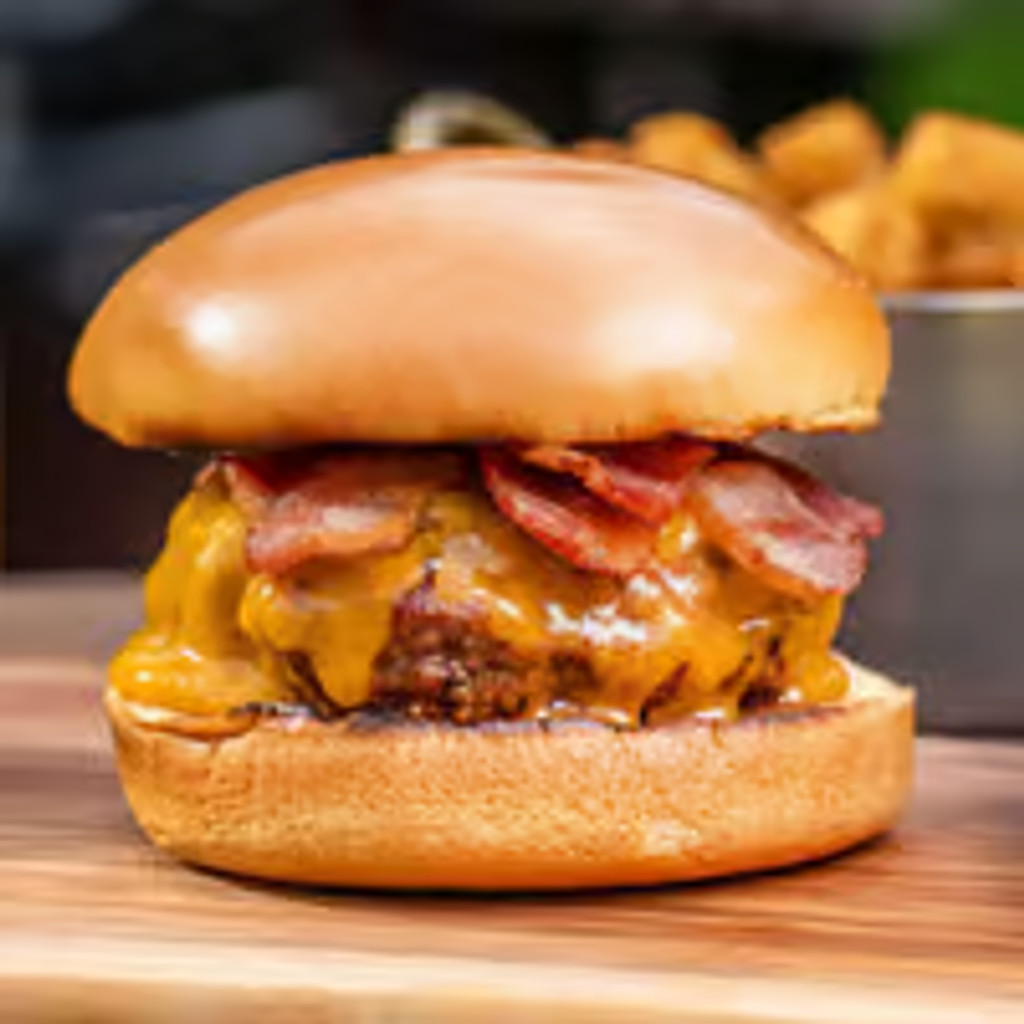 Image-Bacon Cheeseburger