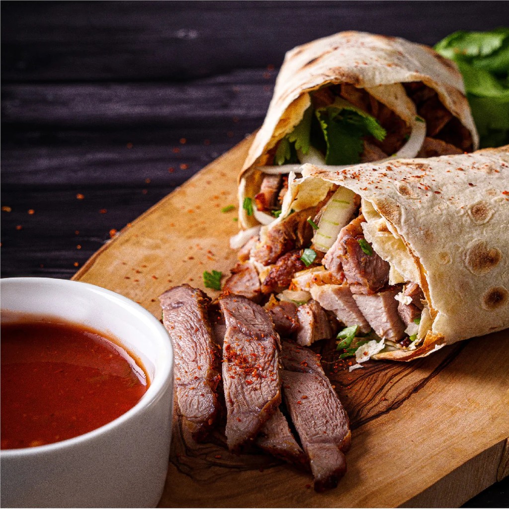 Image-Boneless Pork Shish Kabob Wrap