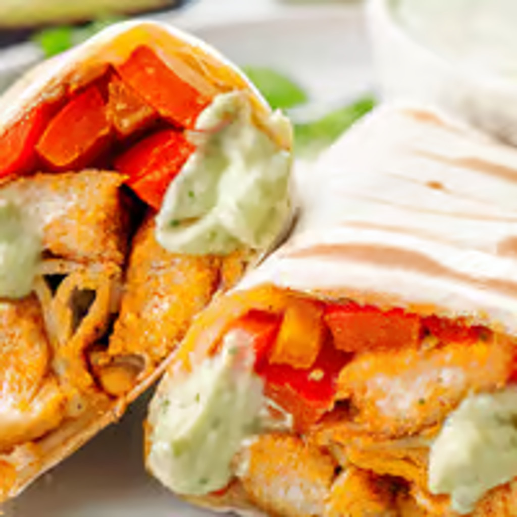 Image-Chicken Fajita Wrap