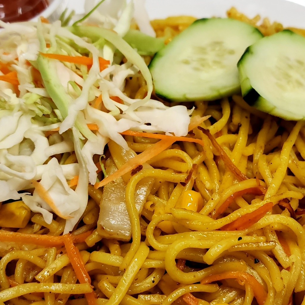 Image-Caribbean Style VEGETABLE Chow Mein