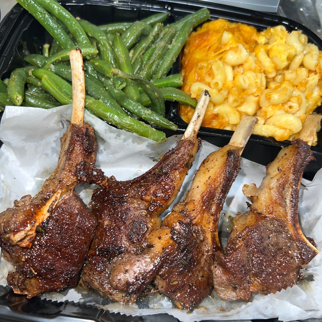 Image-Pan Seared Lollipop Lamb Chops