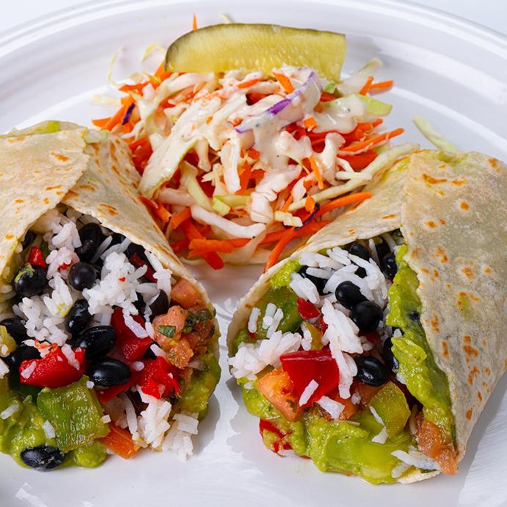 Image-4) Black Bean Burrito